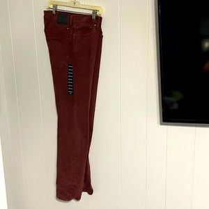 NWT lucky jeans maroon